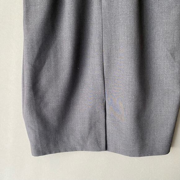 Calvin Klein sz 4 grey built in buckle office sheath‎ dress NWOT - Picture 7 of 9
